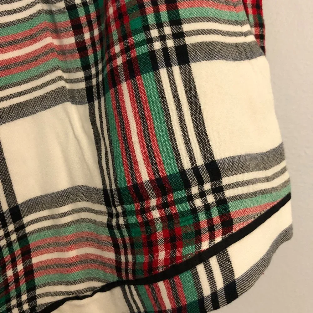 Plush Ultra Soft Plaid Woven Pajama Set